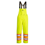 Viking 6400PG Journeyman Hi-Viz Lime Green Insulated Bib Pants, EA