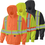 Pioneer 6940 Hi-Viz Orange Safety Hoodie