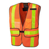 Pioneer 145 Hi-Viz Orange All-Purpose Safety Tear-Away Vest
