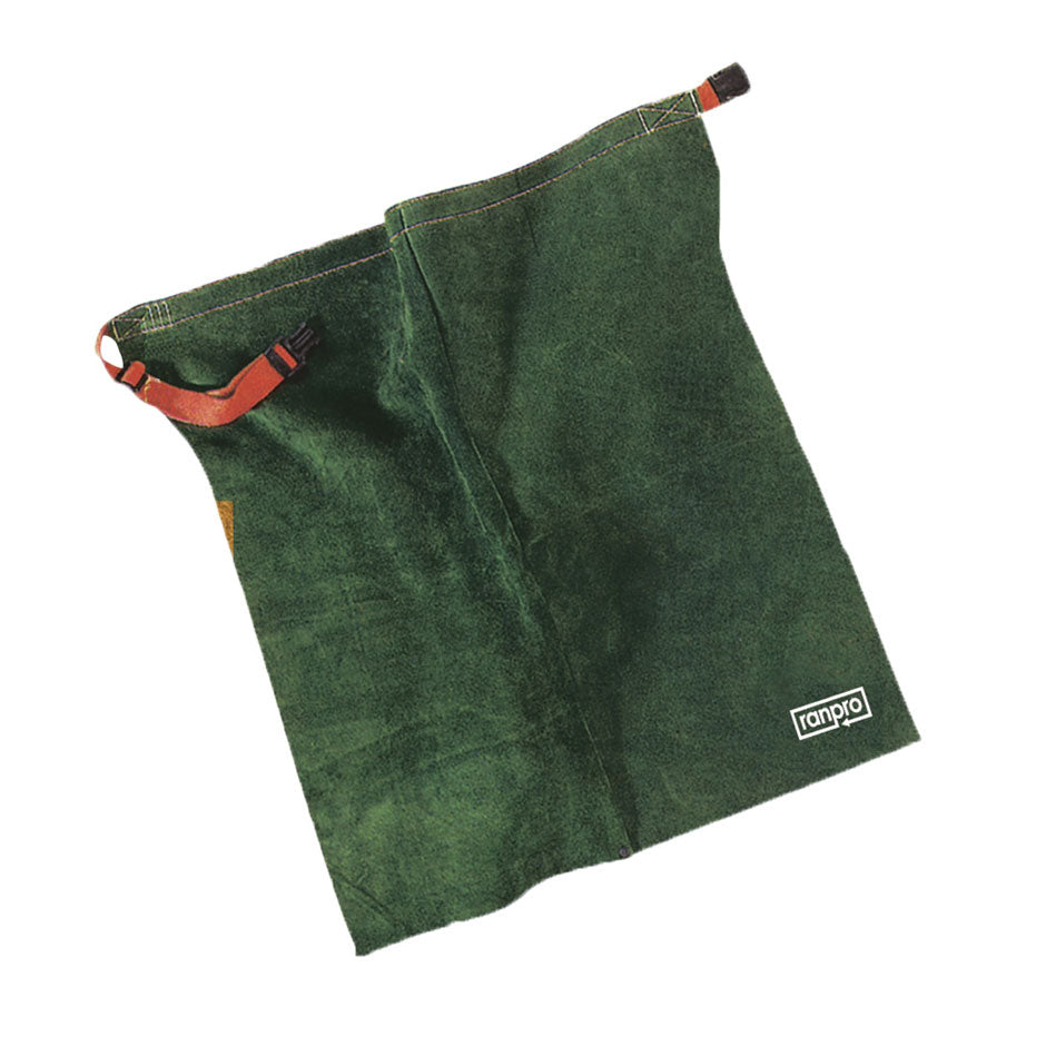 FR Welding Waist Apron - Premium Kevlar®-Stitched Leather - Green