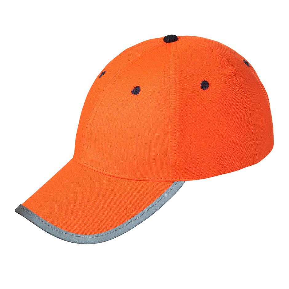 Hi-Viz Ball Cap - Hi-Viz Orange - 6Pk