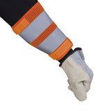 Traffic Safety Cuff - Two 8" Reflective Bands - Hangable Bag - Orange