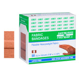 Elastic Small Strip Bandage, 7/8" x 1.5", Box/50, Box