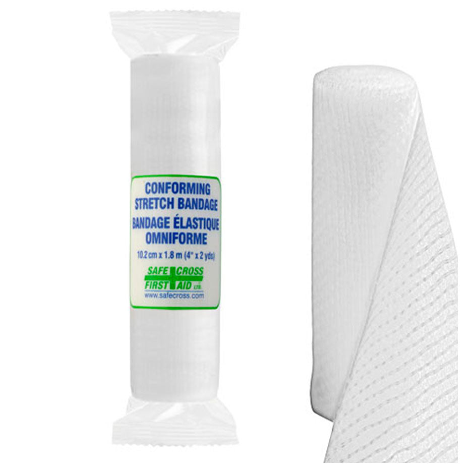 Conforming Bandage Rolls, Non-Sterile 4", Individually wrapped, EA