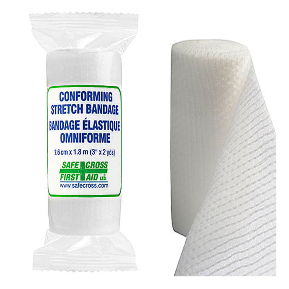 Conforming Bandage Rolls, Non-Sterile 3", Individually wrapped, EA