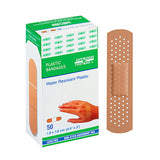 Plastic Bandages, 3/4" x 3", 50/Box, Box