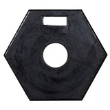 Delineator Base - Hexagonal - 13.2 lb  - Black