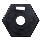 Delineator Base - Hexagonal - 17.6 lb  - Black