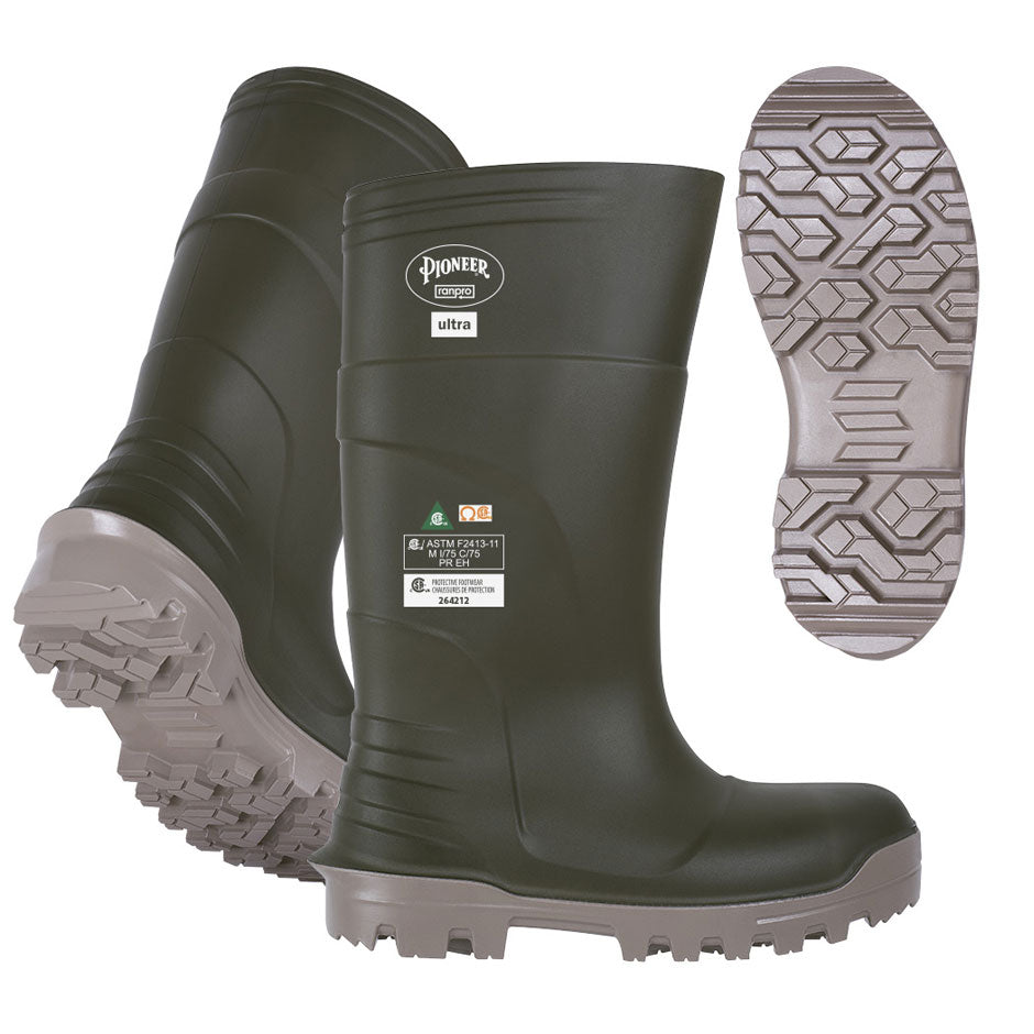 Pioneer Ranpro V4240140 Ultra -50°C Composite Toe/Plate PU Boots