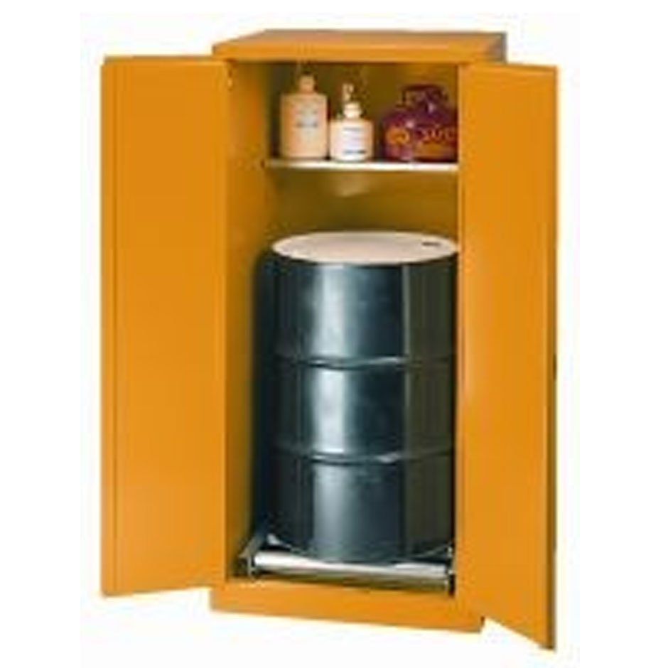 Safety Cabinet, 45 Gallon Vertical Drum, FM Approved, Non Insulated, EA