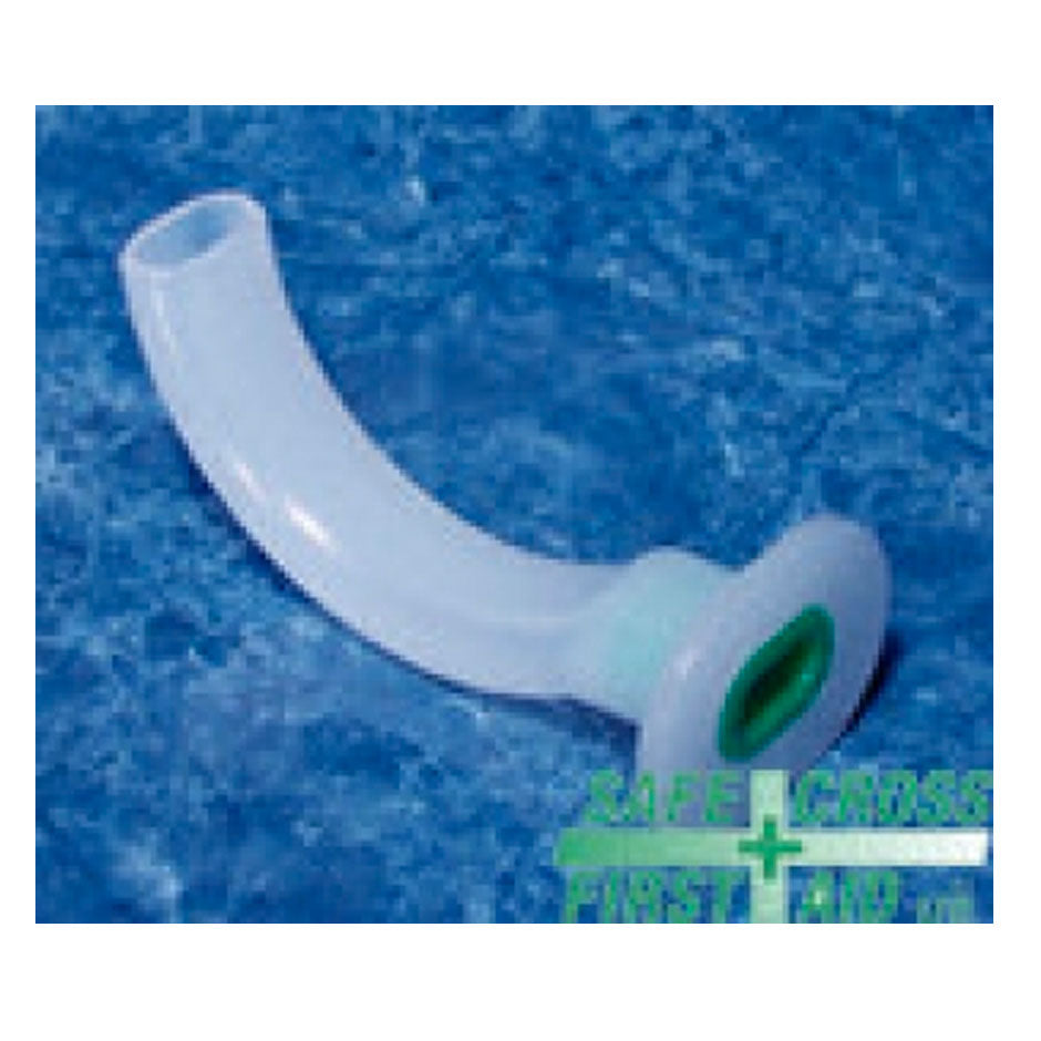 Guedel Disposable Airway, Large Child, Green - Size 2, 80 mm., EA