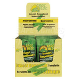 Croc Bloc Insect Repellent Towelettes, 30% Deet, 50/Box, BX