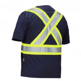 esafetyproducts HiViz Short Sleeve V-Neck T-Shirt, EA