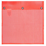PE Mesh Flag with Grommets - 18"x18" - Red