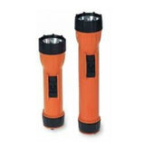 Orange Safety Flashlight 2D, Waterproof, EA
