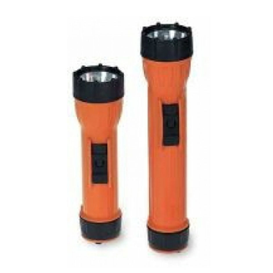 Orange Safety Flashlight, 3D, Waterproof,EA