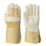 Fitter's Cowgrain Gloves - 1-Piece Palm - Long Cuff - 10 Dozen