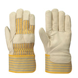 Fitter's Cowgrain Gloves - 1-Piece Palm - Long Cuff - Dz