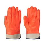 PVC Foam Lined Gloves - Orange - Dz