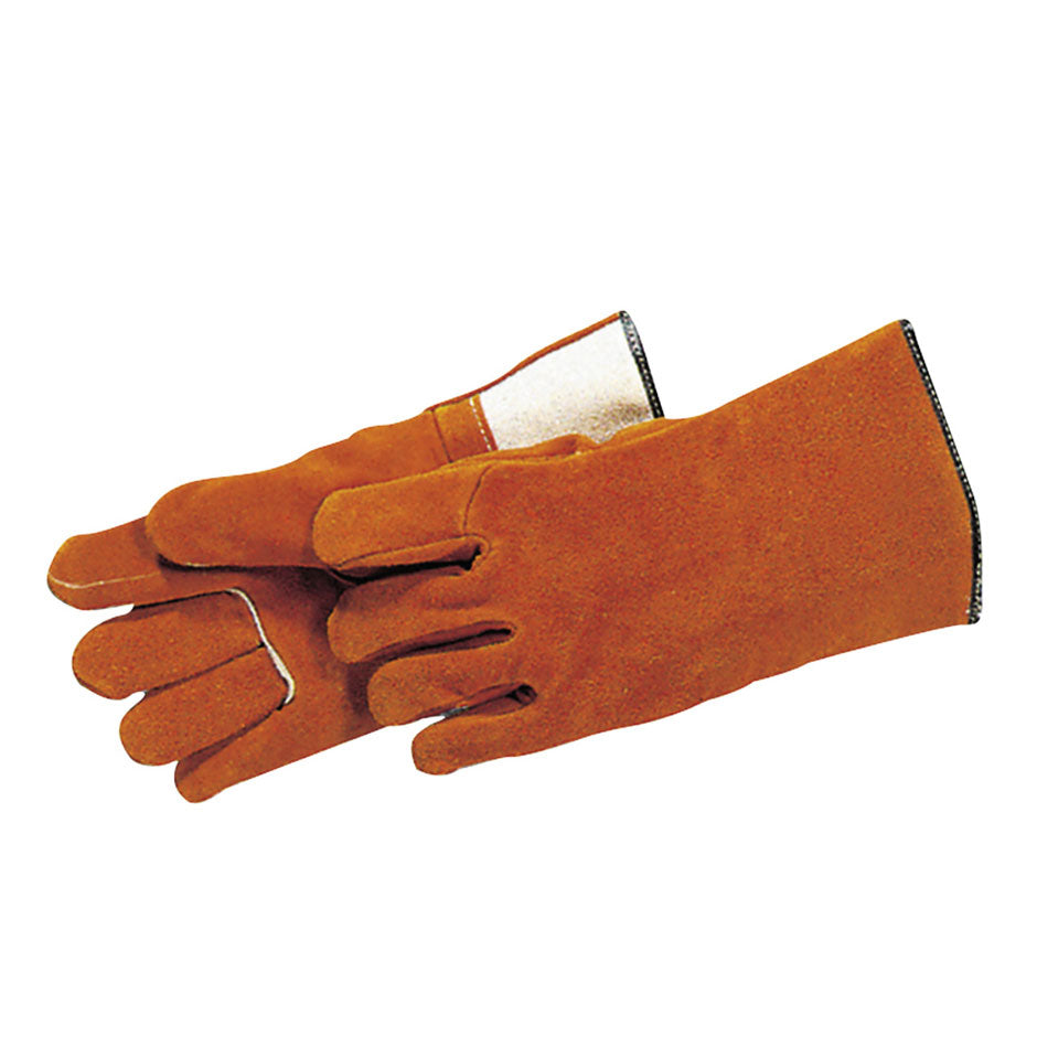 FR High-Heat Foam Lined Leather Gloves - Red - 6 Dozen