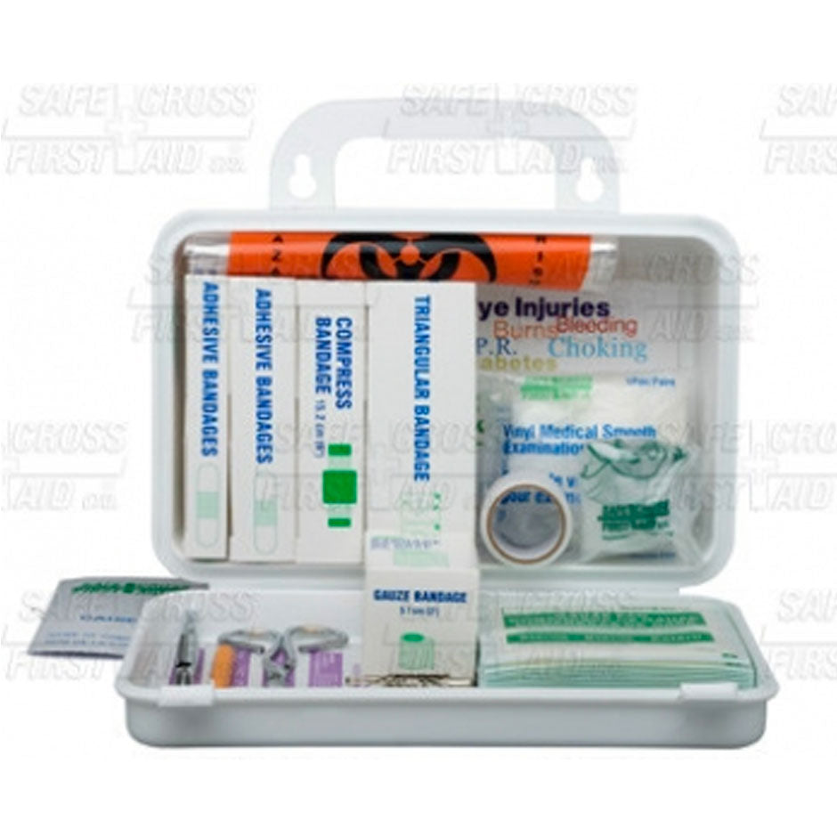 British Columbia Personal First-Aid Kit, Plastic Box, EA
