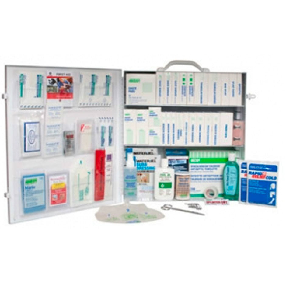 Saskatchewan Restaurant/Food Processing Standard First-Aid Kit, Metal Cabinet, EA