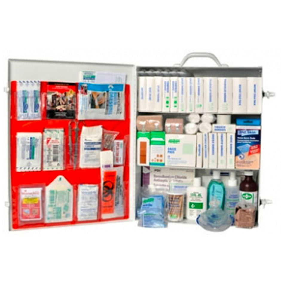 Quebec Office Standard First-Aid Kit, 36 Unit +, Metal Box, EA