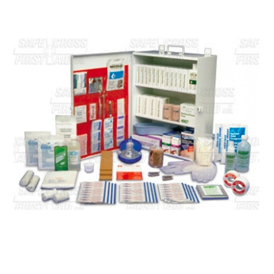 Yukon Workplace Deluxe First-Aid Kit, Metal Box, EA