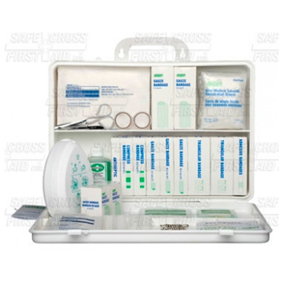British Columbia Level 3 First-Aid Kit, Plastic Box, EA