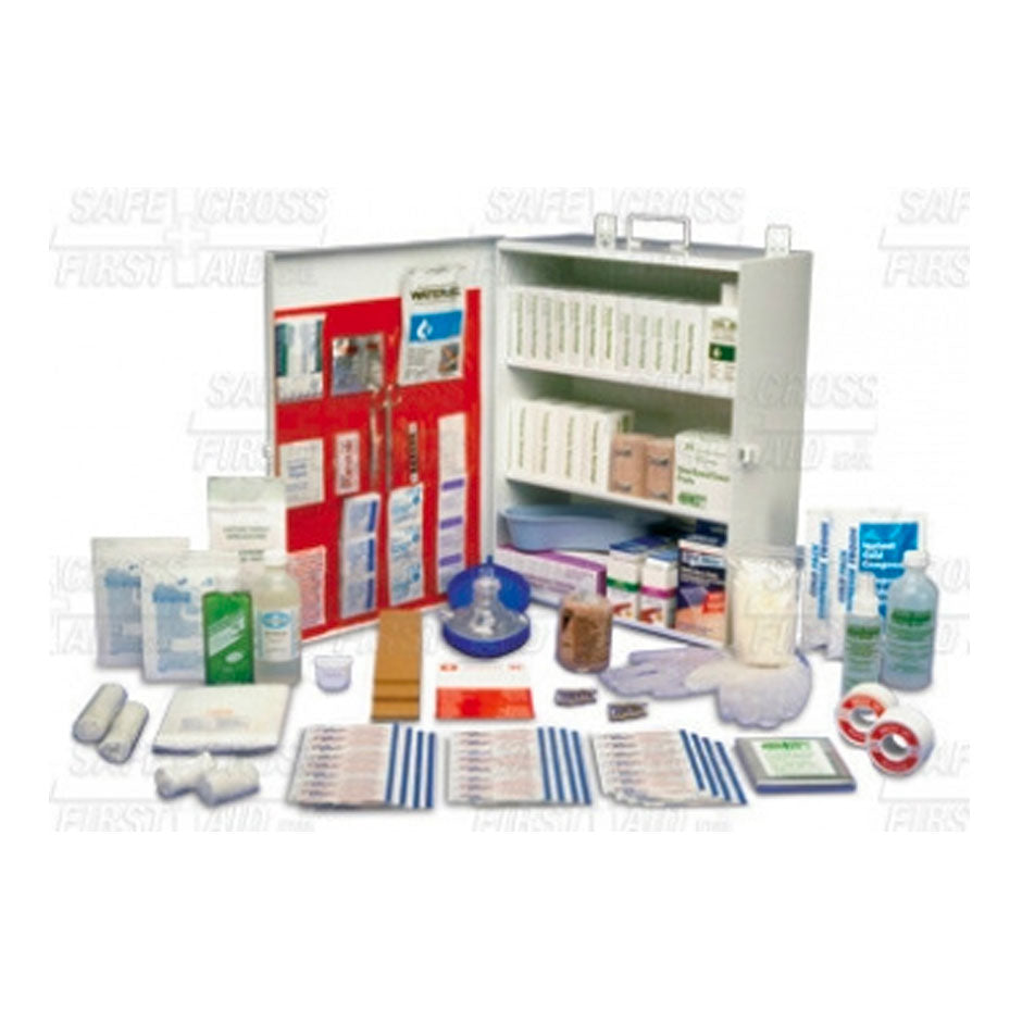 Yukon Office Deluxe First-Aid Kit, Metal Box, EA