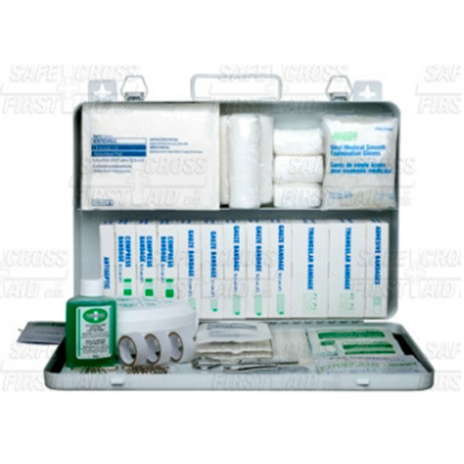 British Columbia Basic First-Aid Kit, 36 Unit Metal Box, EA