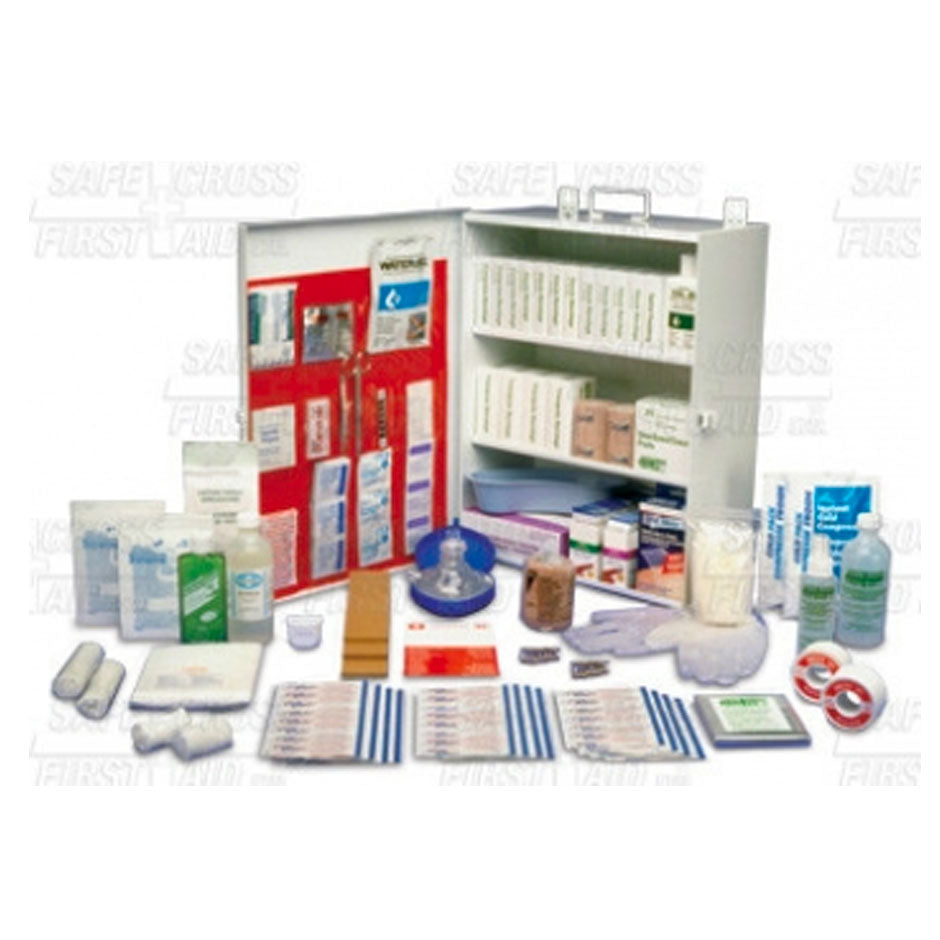 New Brunswick Office Deluxe First-Aid Kit, Metal Box, EA