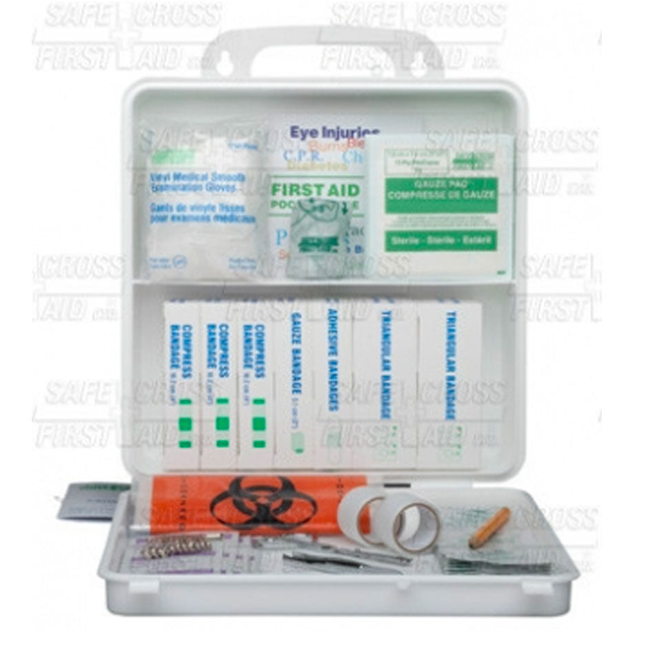 British Columbia Level 2 First-Aid Kit, Plastic Box, EA