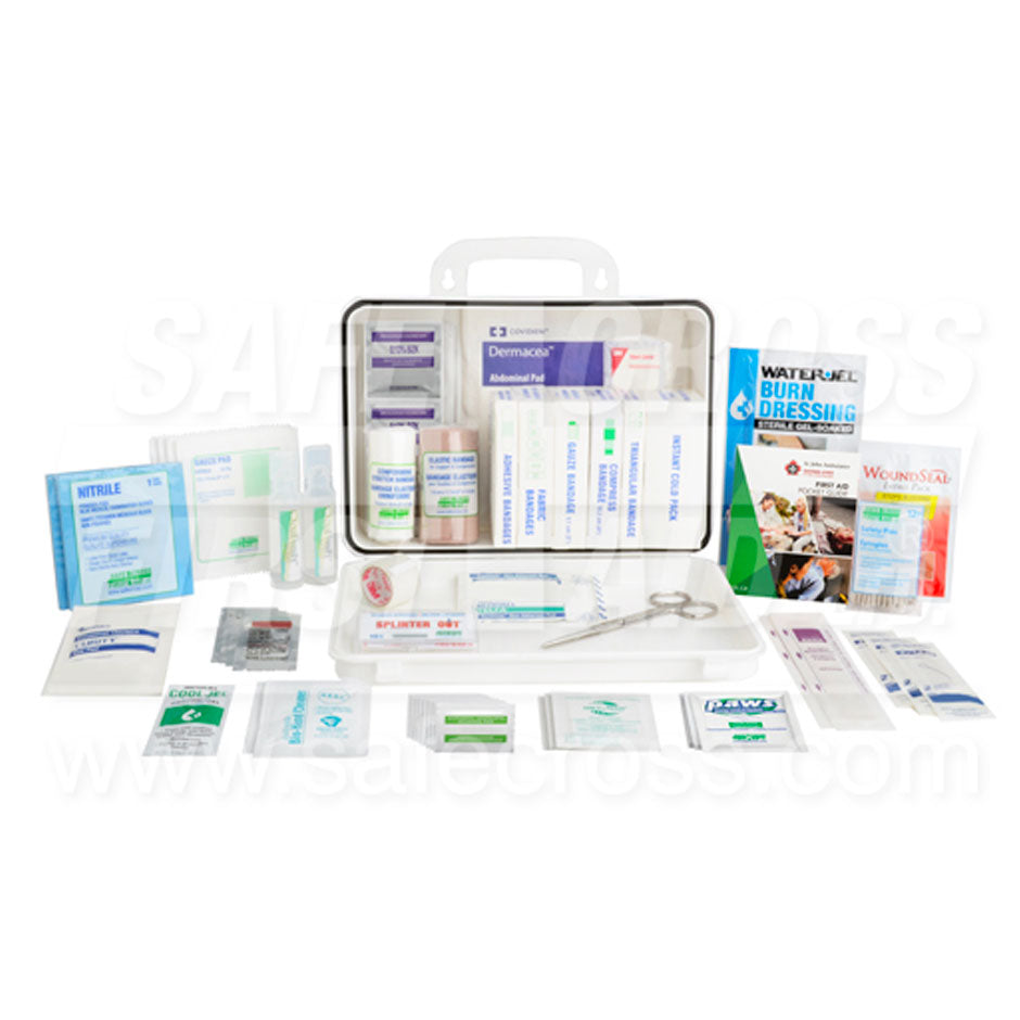 Ontario Contractor's Specialty First-Aid Kit, Plastic Box, EA