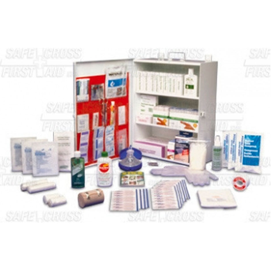 Quebec Restaurant/Food Processing Deluxe First-Aid Kit, Metal Box, EA