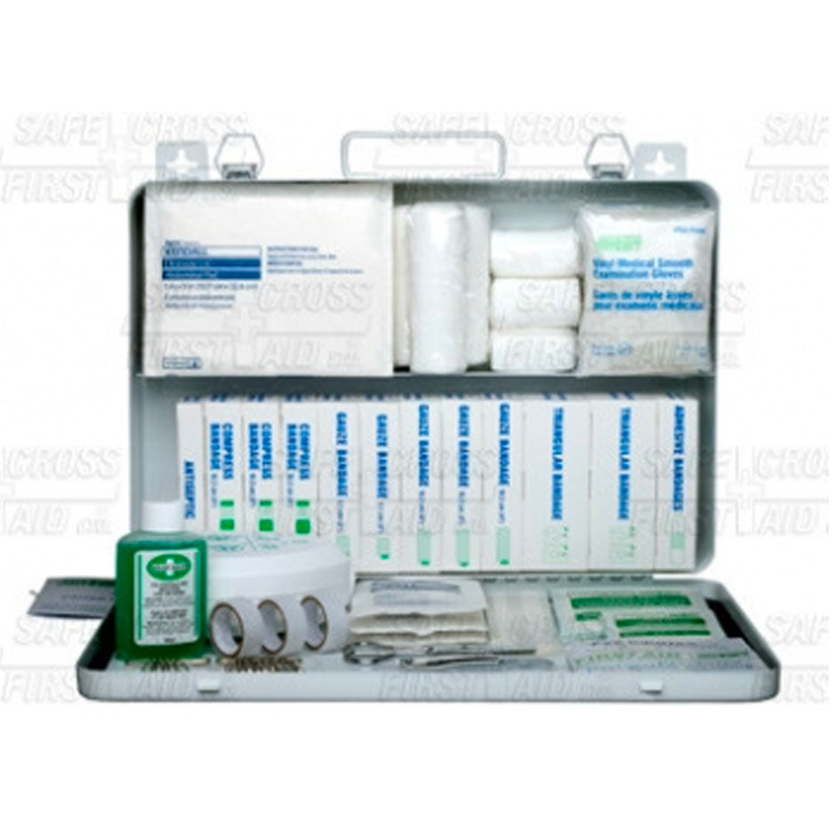 Quebec Daycare First-Aid Kit, 36 Unit, Metal Box, EA