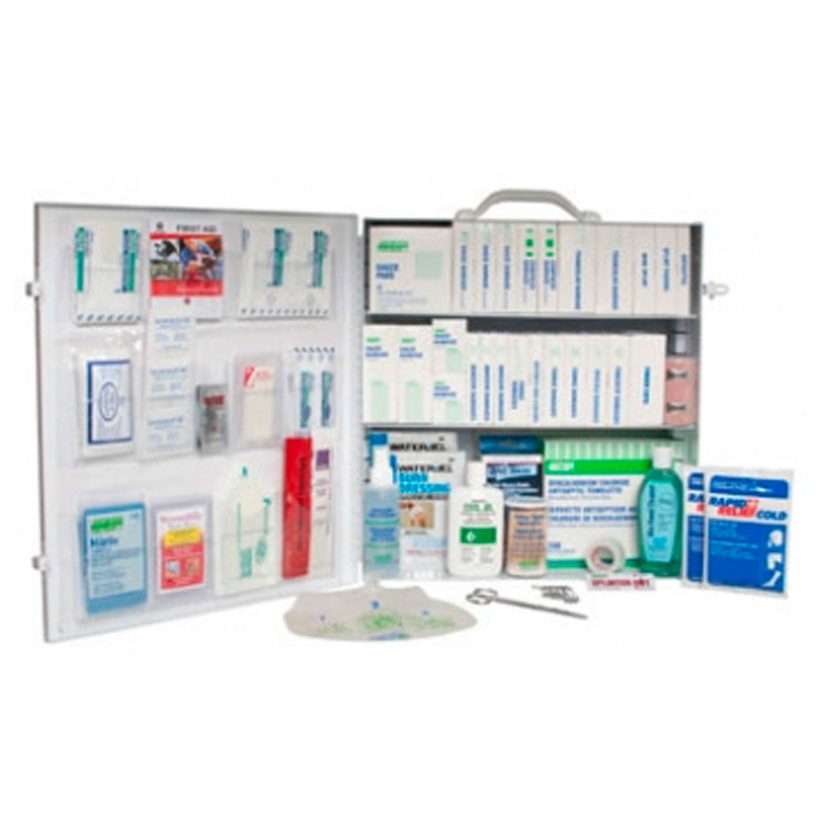 Newfoundland & Labrador, Restaurant/Food Processing Standard First-Aid Kit, #3, Metal Cabinet, EA