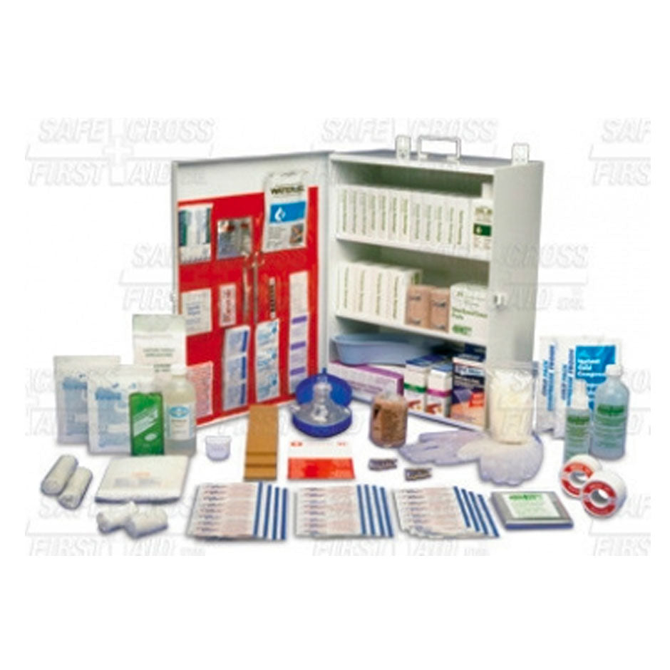 Nova Scotia Workplace Deluxe First-Aid Kit, Metal Cabinet, EA
