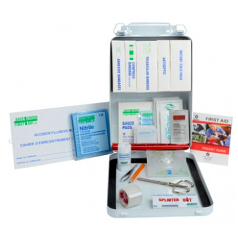 Quebec Sec. 5 First-Aid Kit, 10 Unit Metal Box, EA