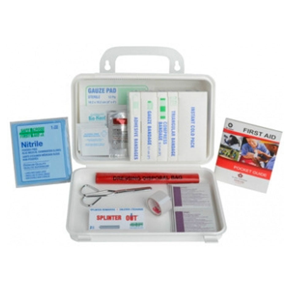 New Brunswick Truck First-Aid Kit, 10 Unit Plastic Box, EA