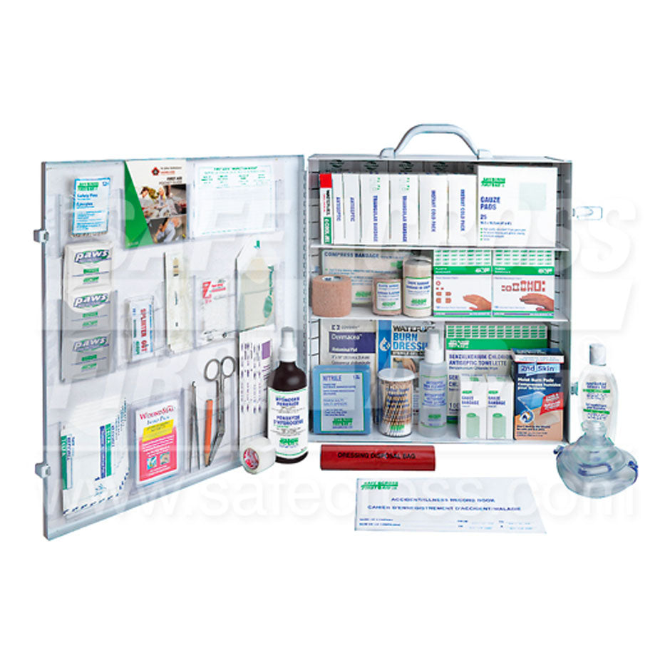 British Columbia Office Deluxe First-Aid Kit, Metal Box, EA