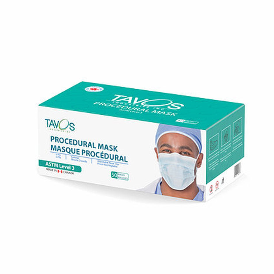 Tavos Canadian Made ASTM Level 3 Procedure Mask