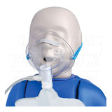 Non-Rebreathing Pediatric Oxygen Mask with reservoir bag, EA