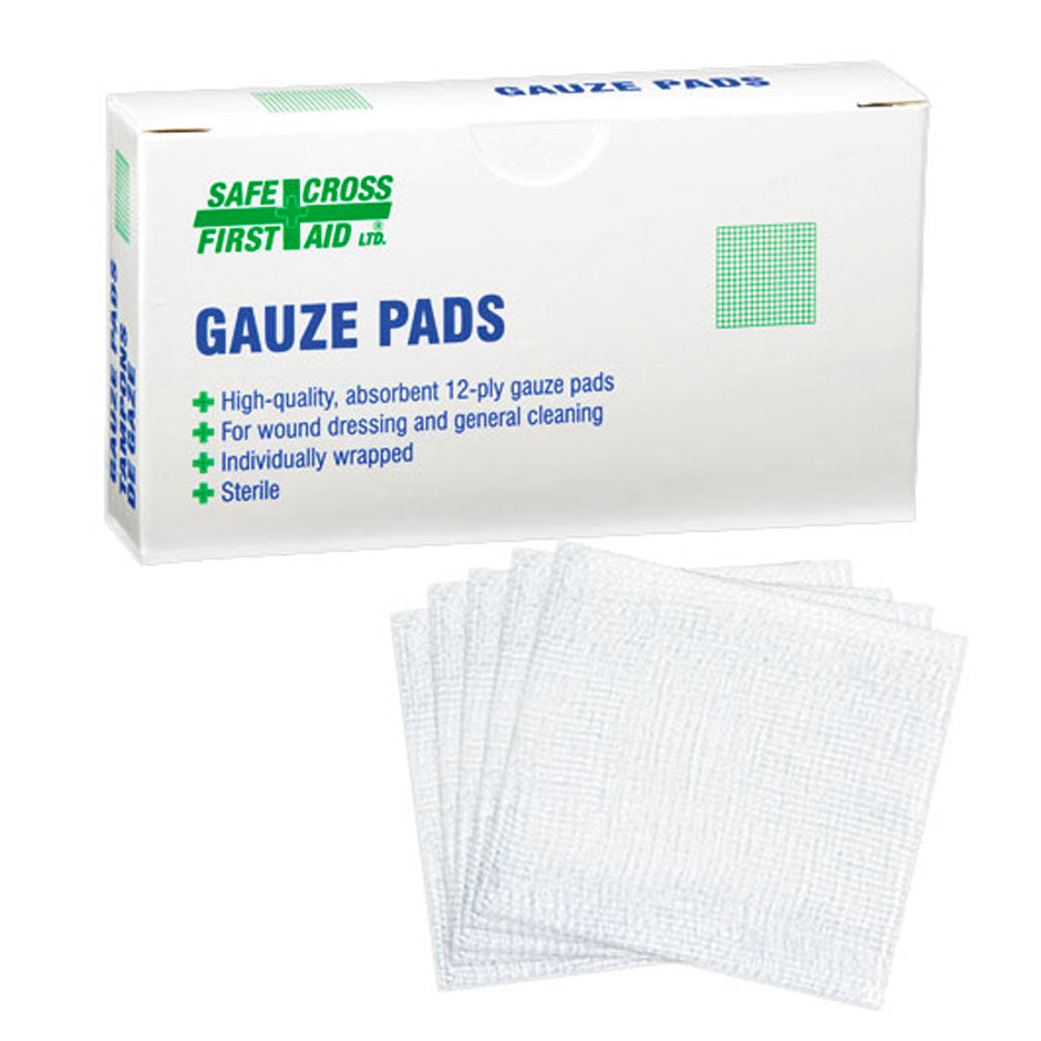 Gauze Pads, Sterile, 3" x 3", 6/Box