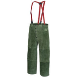 FR Welding Pants - Premium Kevlar®-Stitched Leather - Green