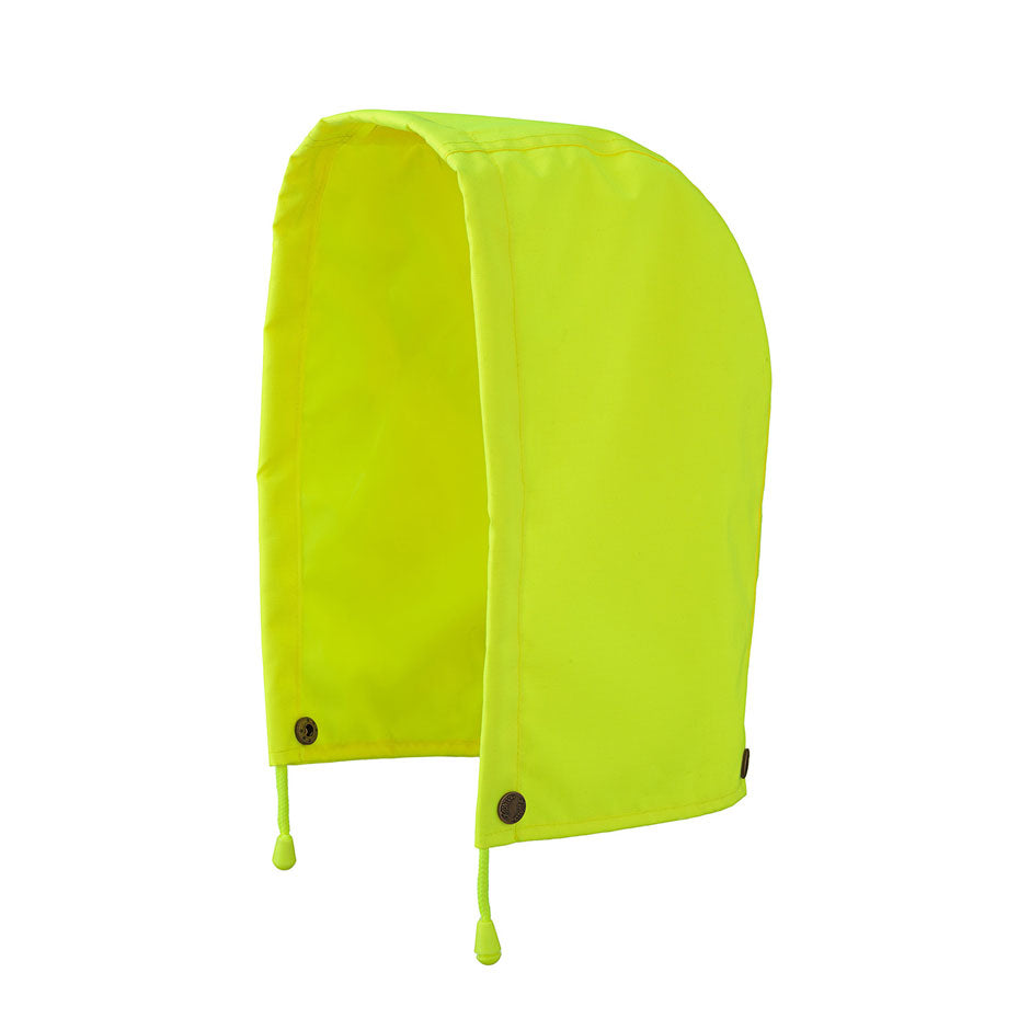 Pioneer 5401H Hood for Hi-Viz Waterproof Safety Jacket - 300D Ripstop PU Coated Poly - Hi-Viz Yellow/Green