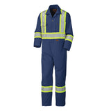 Pioneer 5516 Safety Coverall - Poly/Cotton - Navy