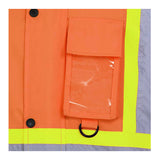 Pioneer 5030 Hi-Viz Orange Winter Quilted Safety Parka