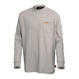 Pioneer 333 FR/Arc Rated Long-Sleeved Shirt - 100% Cotton - Light Grey