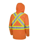 Pioneer 5030 Hi-Viz Orange Winter Quilted Safety Parka